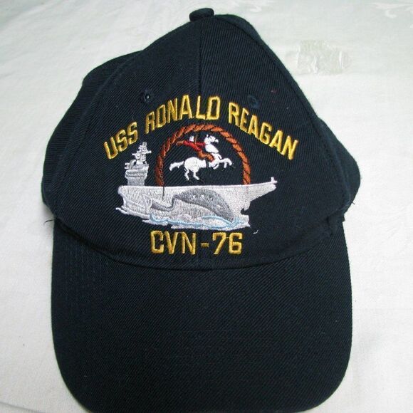 Vintage USS Ronald Reagan CVN-76 Hat - Picture 1 of 7